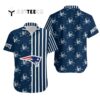 New England Patriots Stripes And Skull Hawaiian Shirt 1