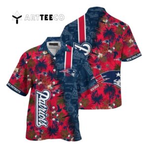 New England Patriots Summer Hawaiian Shirt 1