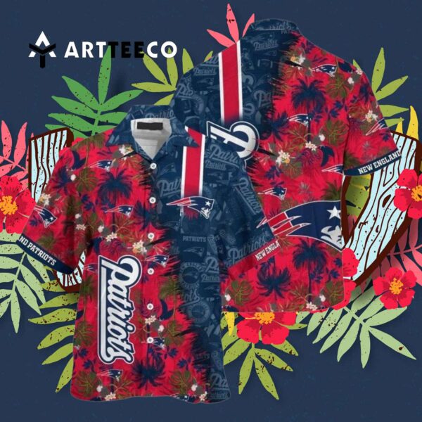 New England Patriots Summer Hawaiian Shirt 3