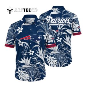 New England Patriots Surfing Aloha Hawaiian Shirt 1
