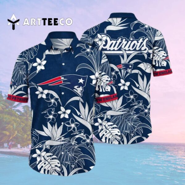 New England Patriots Surfing Aloha Hawaiian Shirt 2