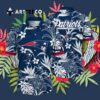 New England Patriots Surfing Aloha Hawaiian Shirt 3