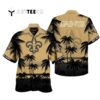 New Orleans Saints Coconut Tree Pattern Hawaiian Shirt 1
