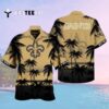 New Orleans Saints Coconut Tree Pattern Hawaiian Shirt 2