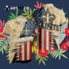 New Orleans Saints Flag Beach Holiday Hawaiian Shirt 3
