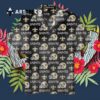 New Orleans Saints Helmet Unisex Hawaiian Shirt 3