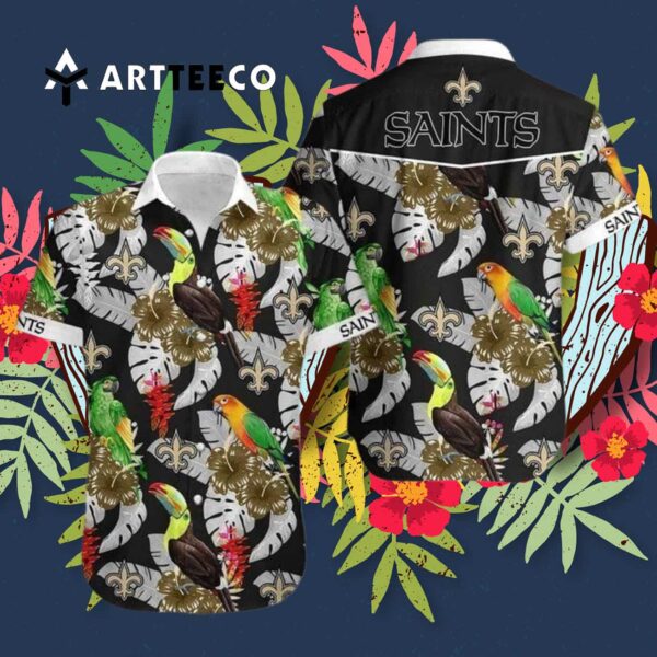 New Orleans Saints Limited Edition Gift For Fan Hawaiian Shirt 3