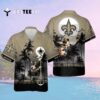 New Orleans Saints Mickey And Beach Night Hawaiian Shirt 2