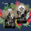 New Orleans Saints Mickey And Beach Night Hawaiian Shirt 3