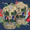 New Orleans Saints Parrot Island Hawaiian Shirt 3