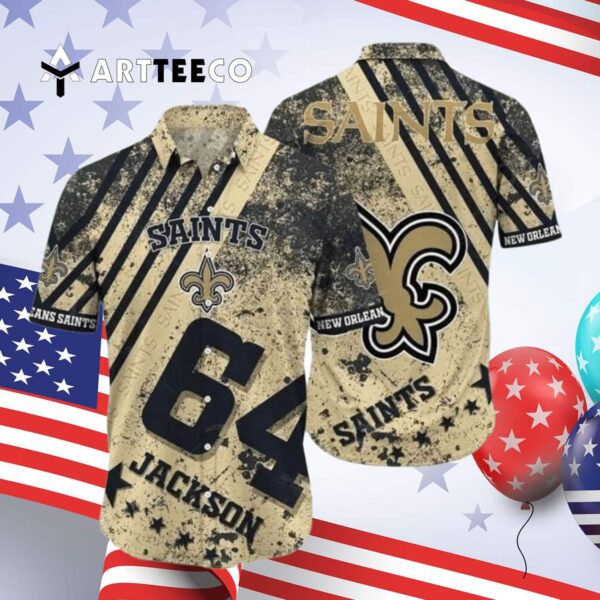 New Orleans Saints Personalized Hawaiian Shirt 4
