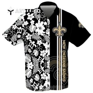 New Orleans Saints Team All Over Print Hawaiian Shirt 1