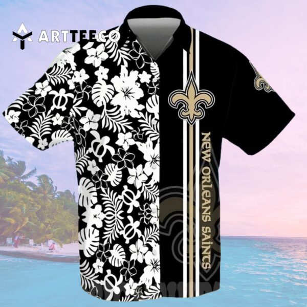 New Orleans Saints Team All Over Print Hawaiian Shirt 2