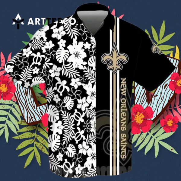 New Orleans Saints Team All Over Print Hawaiian Shirt 3