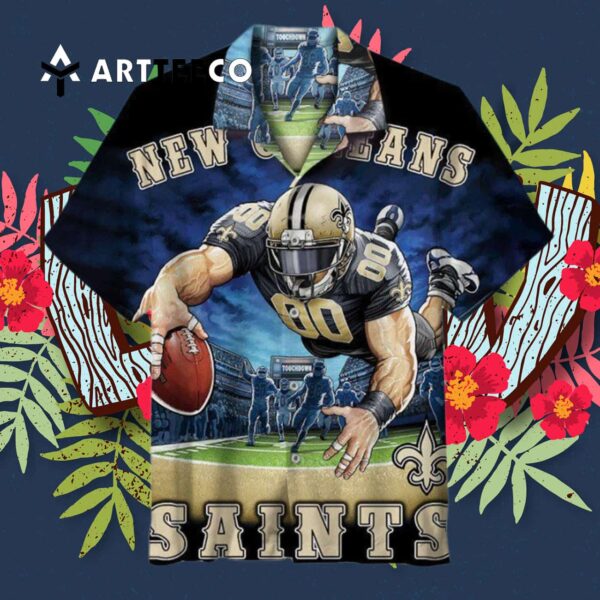 New Orleans Saints Team Players Hawaiian Shirt 3