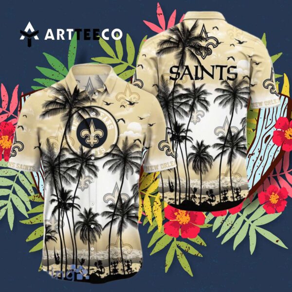 New Orleans Saints Trending Aloha Hawaiian Shirt 3