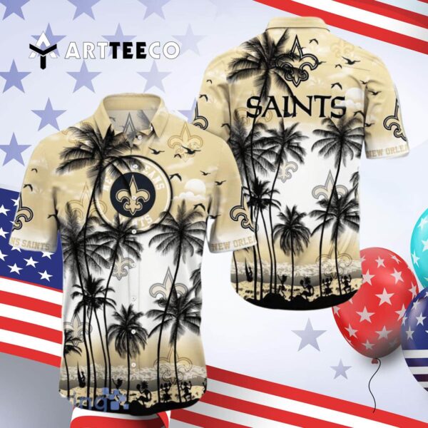 New Orleans Saints Trending Aloha Hawaiian Shirt 4
