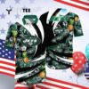 New York Jets Special Floral Style Hawaiian Shirt 4
