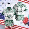 New York Jets Special Floral Tropical Hawaiian Shirt 4