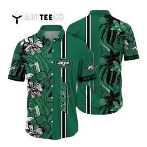 New York Jets Special Floral Unique Hawaiian Shirt 1