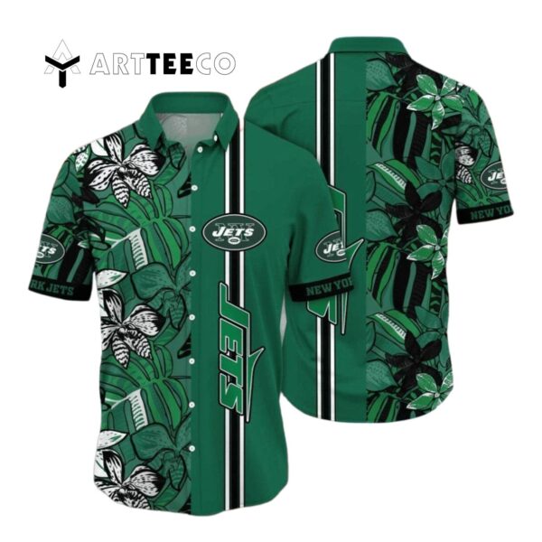 New York Jets Special Floral Unique Hawaiian Shirt 1
