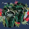 New York Jets Tropical Pattern Hawaiian Shirt 3