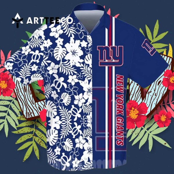 News Yorks Giants Aloha Beach Hawaiian Shirt 3