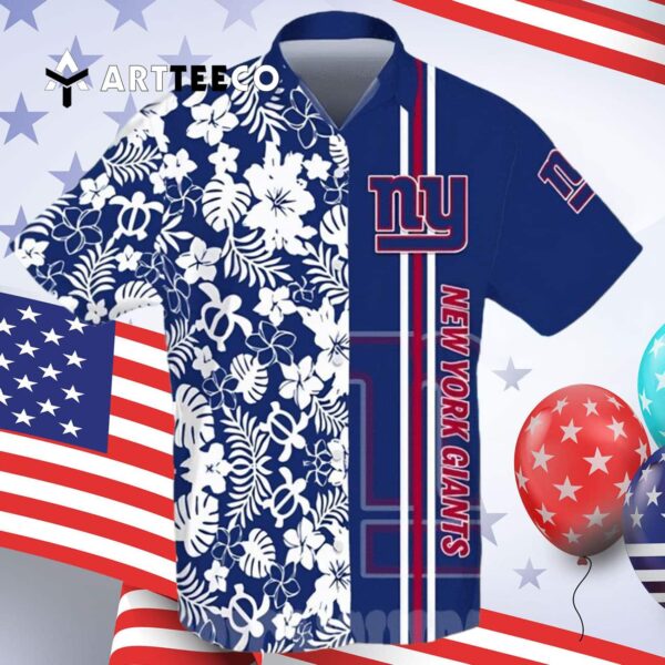 News Yorks Giants Aloha Beach Hawaiian Shirt 4