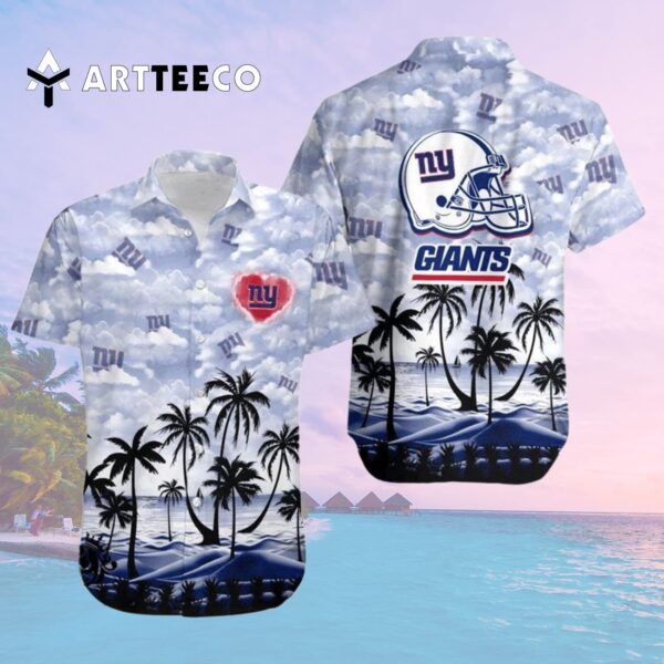 News Yorks Giants Beach Aloha Hawaiian Shirt 2