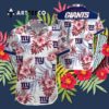 News Yorks Giants Beach Pattern Hawaiian Shirt 3