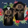 News Yorks Giants Camouflage Skull Hawaiian Shirt 3