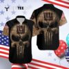 News Yorks Giants Camouflage Skull Hawaiian Shirt 4