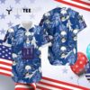 News Yorks Giants Coconut Leaves And Skulls Hawaiian Shirt 4