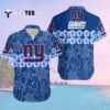 News Yorks Giants Flower And Logo Hawaiian Shirt 2