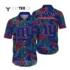 News Yorks Giants Flower Full Printing Hawaiian Shirt 1