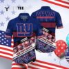 News Yorks Giants Flowers Camo Pattern Hawaiian Shirt 4
