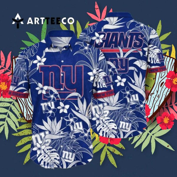 News Yorks Giants Flowers Unique Gift For Fan Hawaiian Shirt 3