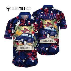 News Yorks Giants Flowers Unique Gift Hawaiian Shirt 1