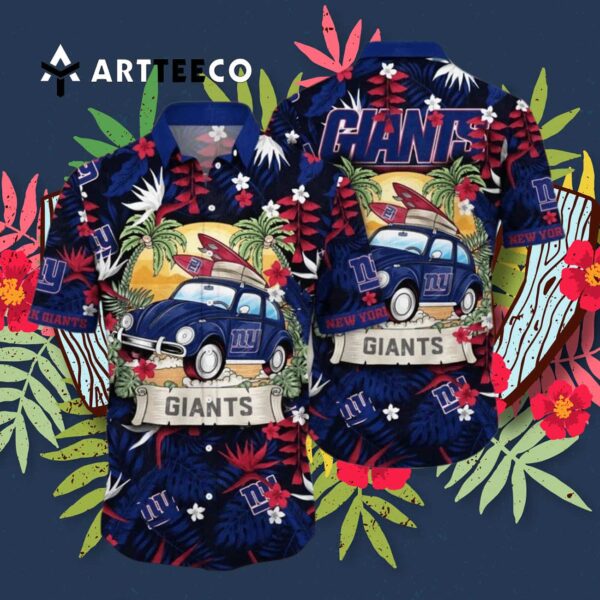 News Yorks Giants Flowers Unique Gift Hawaiian Shirt 3