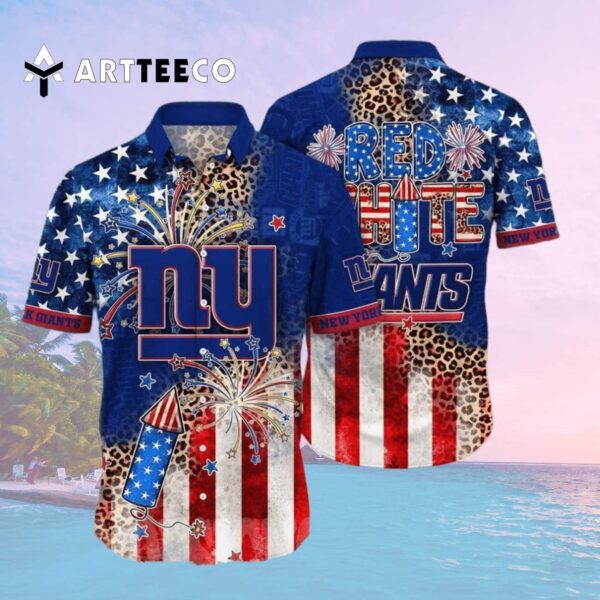 News Yorks Giants Independence Day Hawaiian Shirt 2