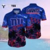 News Yorks Giants Leaves Tropical Style Hawaiian Shirt 2