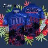 News Yorks Giants Leaves Tropical Style Hawaiian Shirt 3