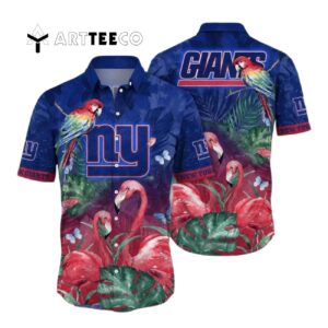 News Yorks Giants Leaves Tropical Unique Hawaiian Shirt 1
