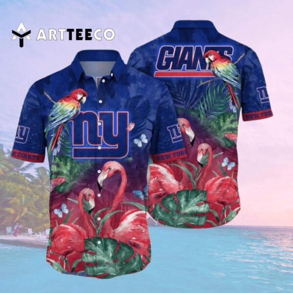 News Yorks Giants Leaves Tropical Unique Hawaiian Shirt 2