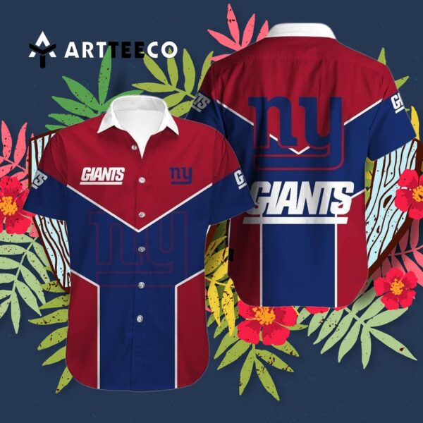 News Yorks Giants Logo Limited Edition Hawaiian Shirt 3