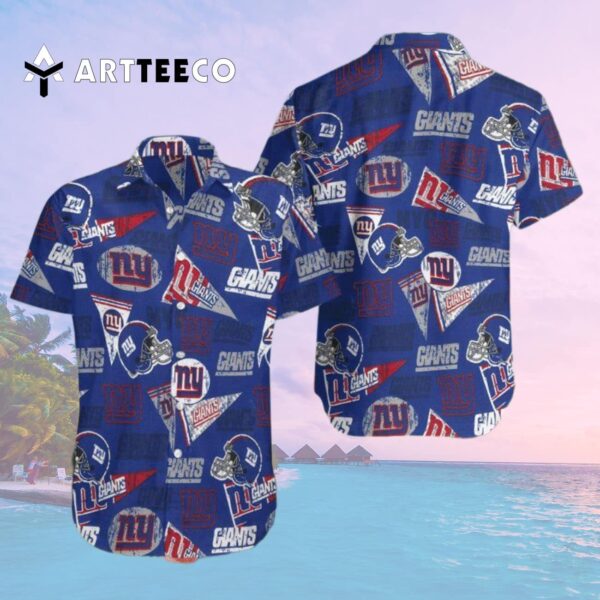 News Yorks Giants Logo Vintage Hawaiian Shirt 2