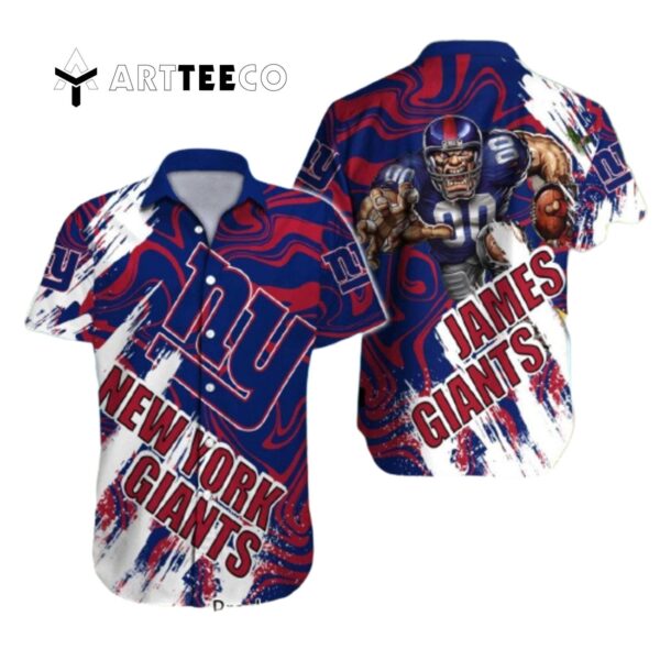 News Yorks Giants Mascot Strong Hawaiian Shirt 1