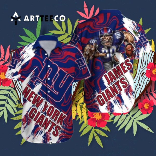 News Yorks Giants Mascot Strong Hawaiian Shirt 3