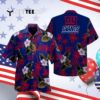 News Yorks Giants Navy Background Hawaiian Shirt 4
