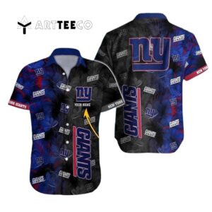 News Yorks Giants Personalizeds Leaves Tropical Hawaiian Shirt 1